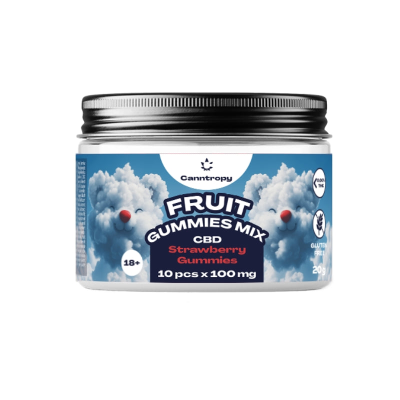 CBD gumicukor 100 mg CBD-vel - 10 db