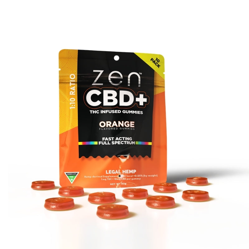 ZEN CBD+ 1:10 Gummy Bears (10 pcs)