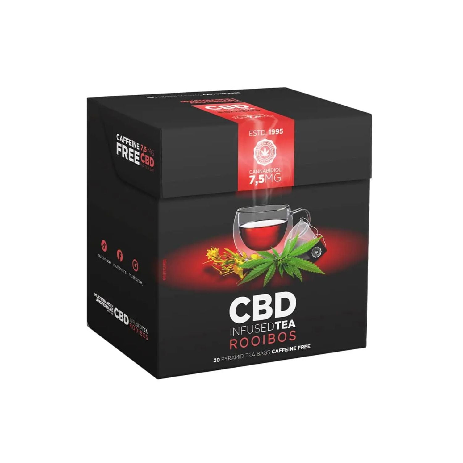CBD Rooibos Tea - 150 mg CBD-vel