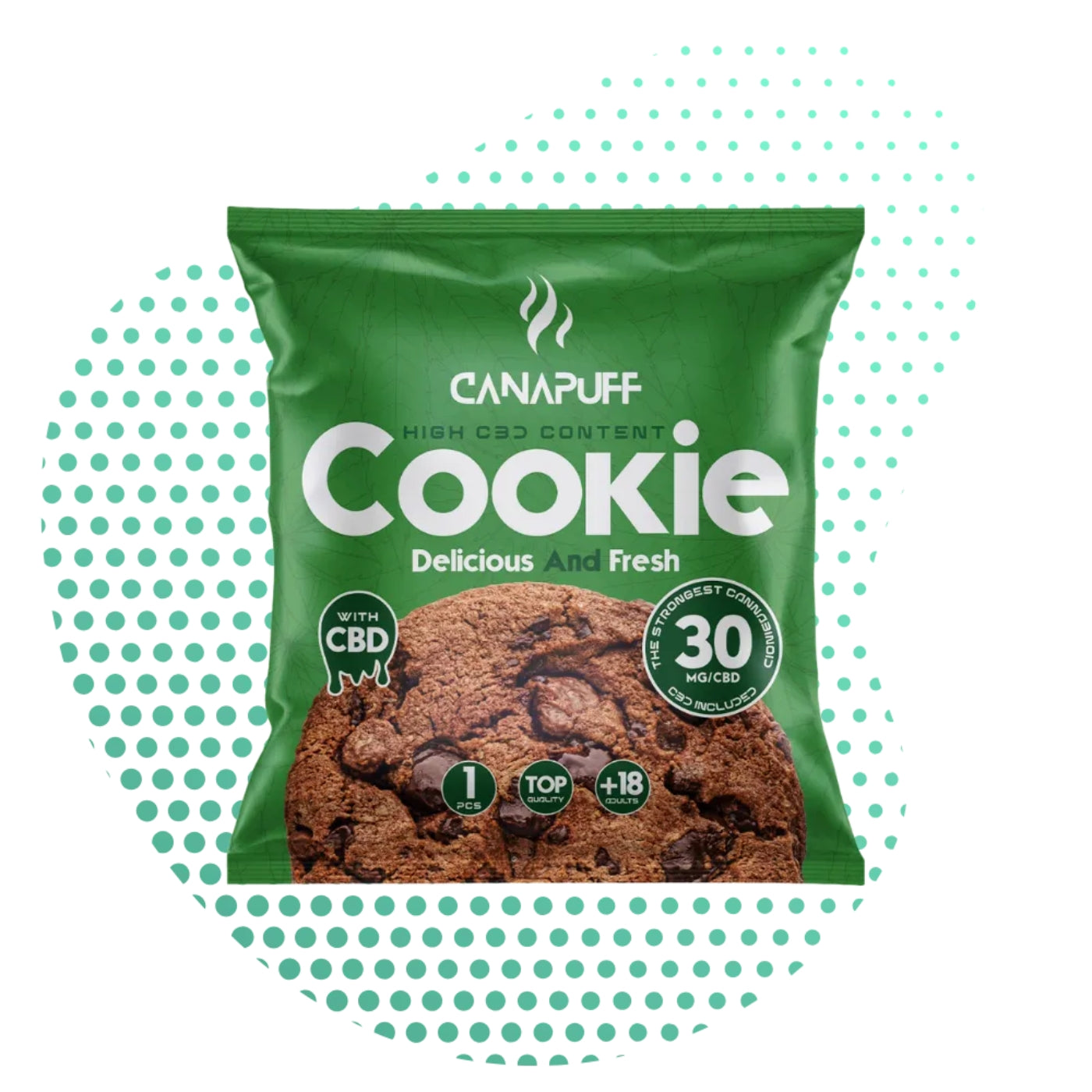 CBD cookie - 30 mg CBD-vel