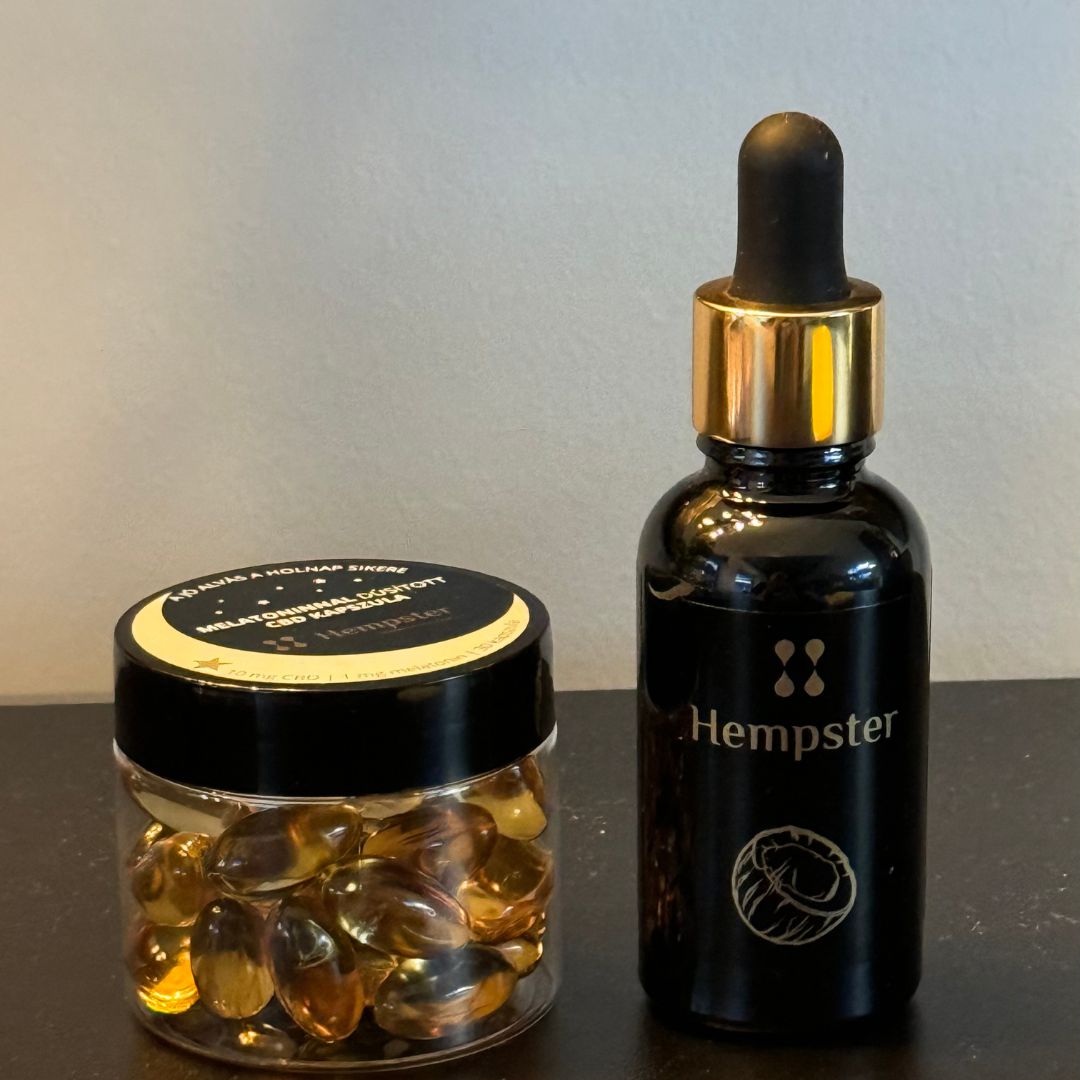 Hempster1000 10%-os CBD olaj + Melatonin kapszula