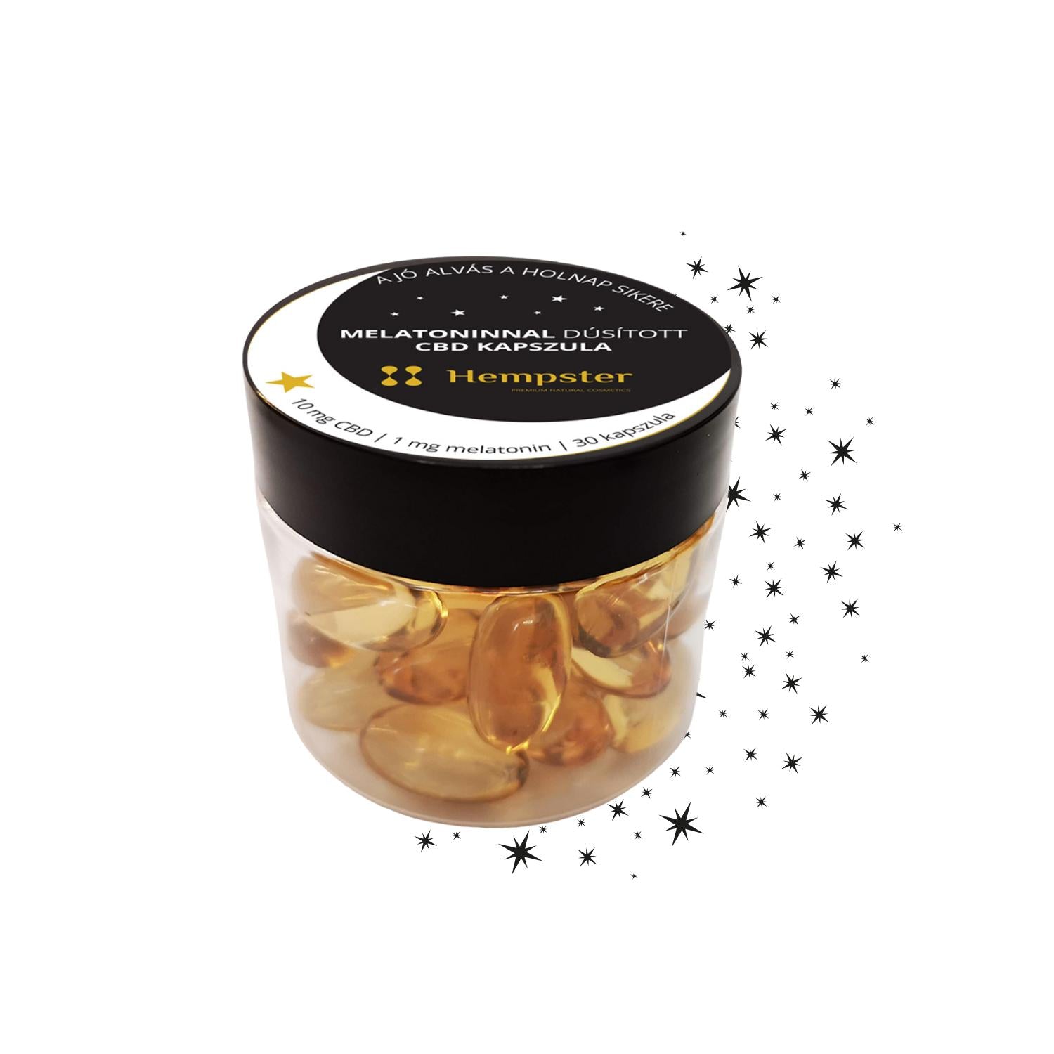 MELATONINNAL dúsított CBD gélkapszula (10 mg CBD)