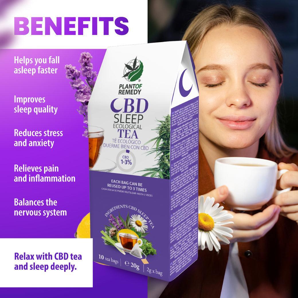 Organikus Sleep Tea CBD-vel