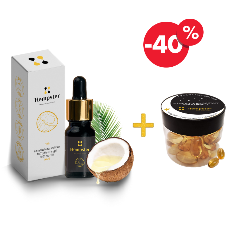 10%-os CBD olaj + Melatonin kapszula