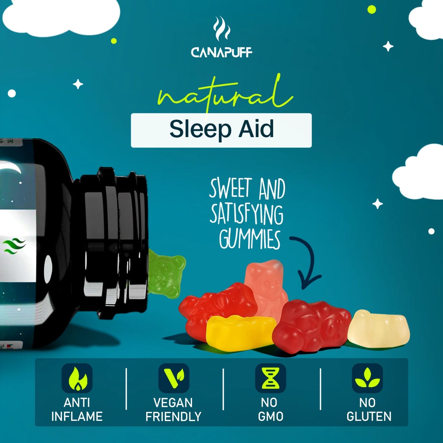 CBN+THC Gumicukor (10 db)