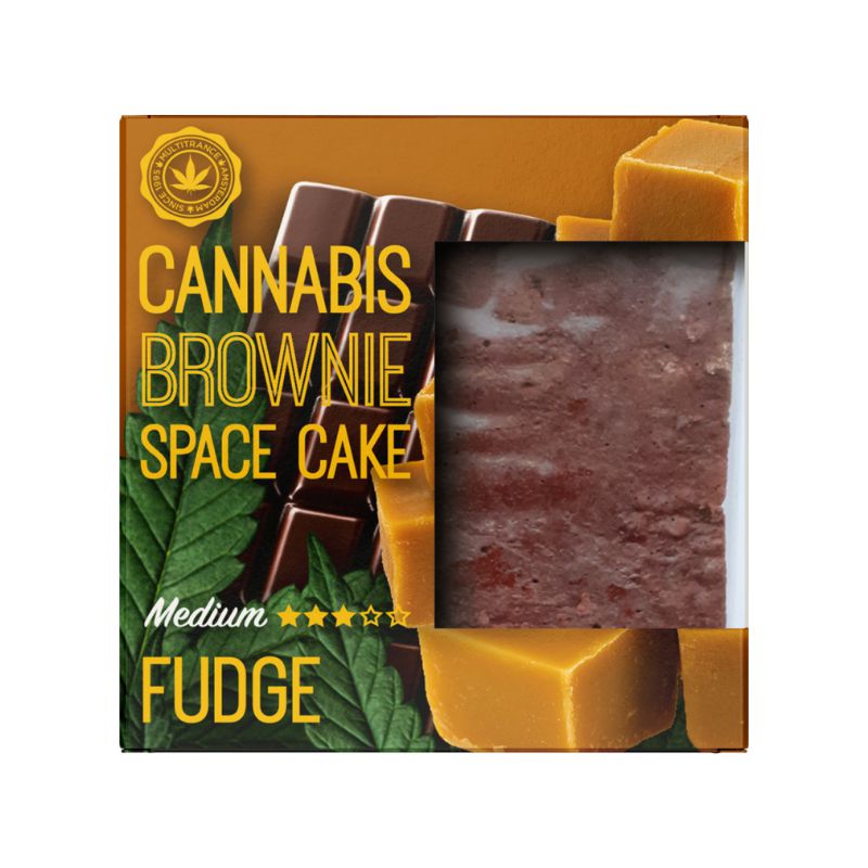 Cannabis Lágy Tejkaramell Brownie