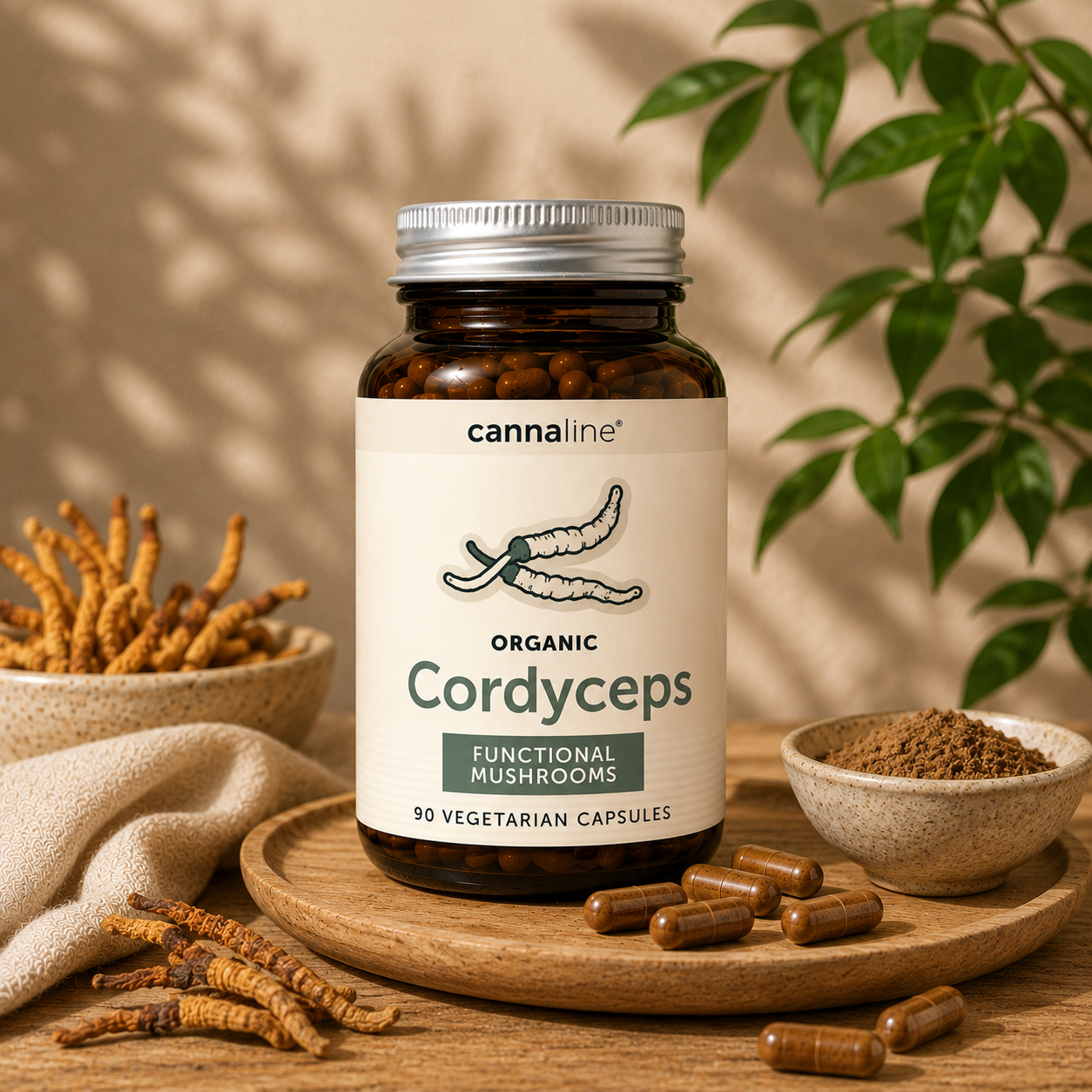 Hernyógomba Cordyceps  - 90 db