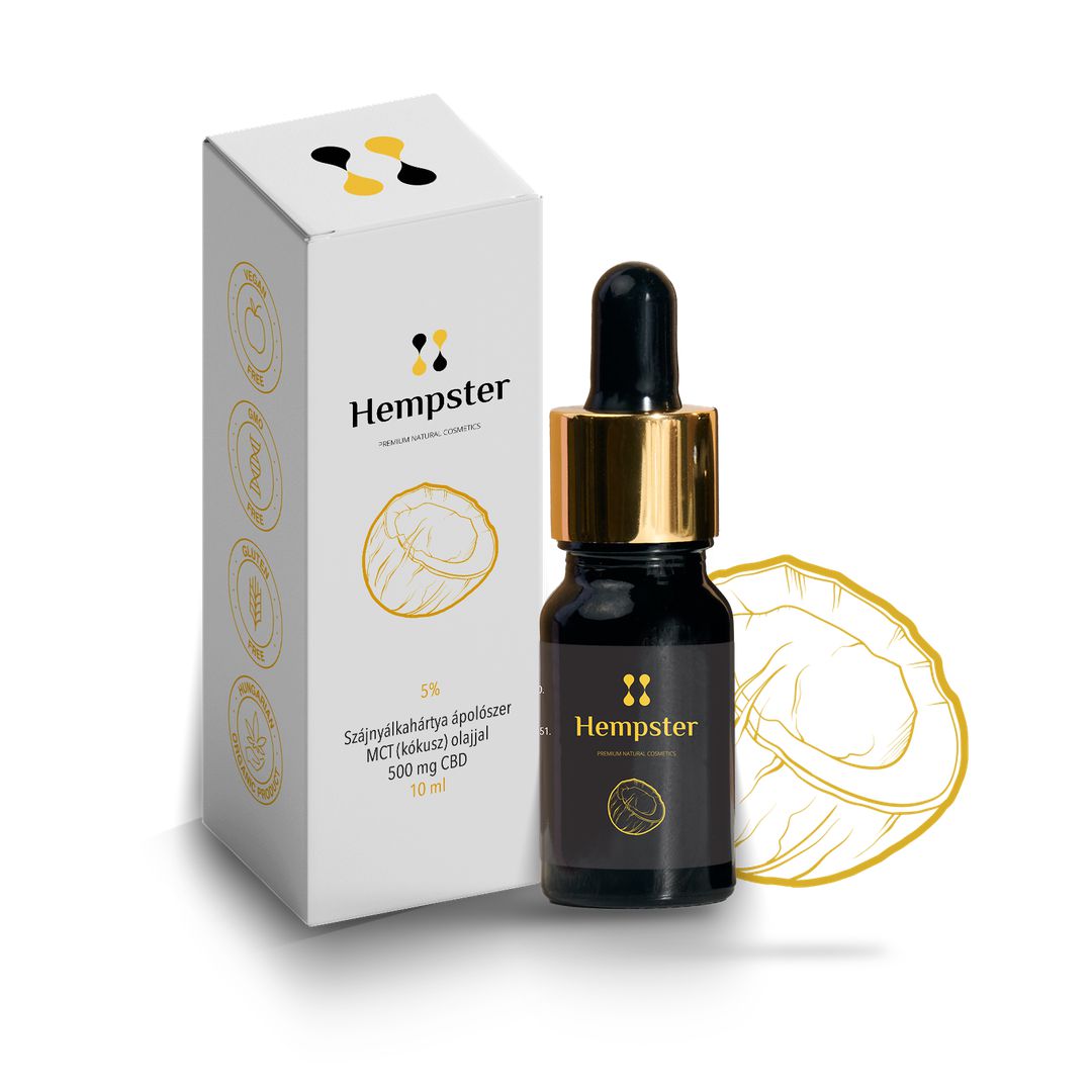 Hempster500 - 5%-os CBD olaj (500mg/10ml)