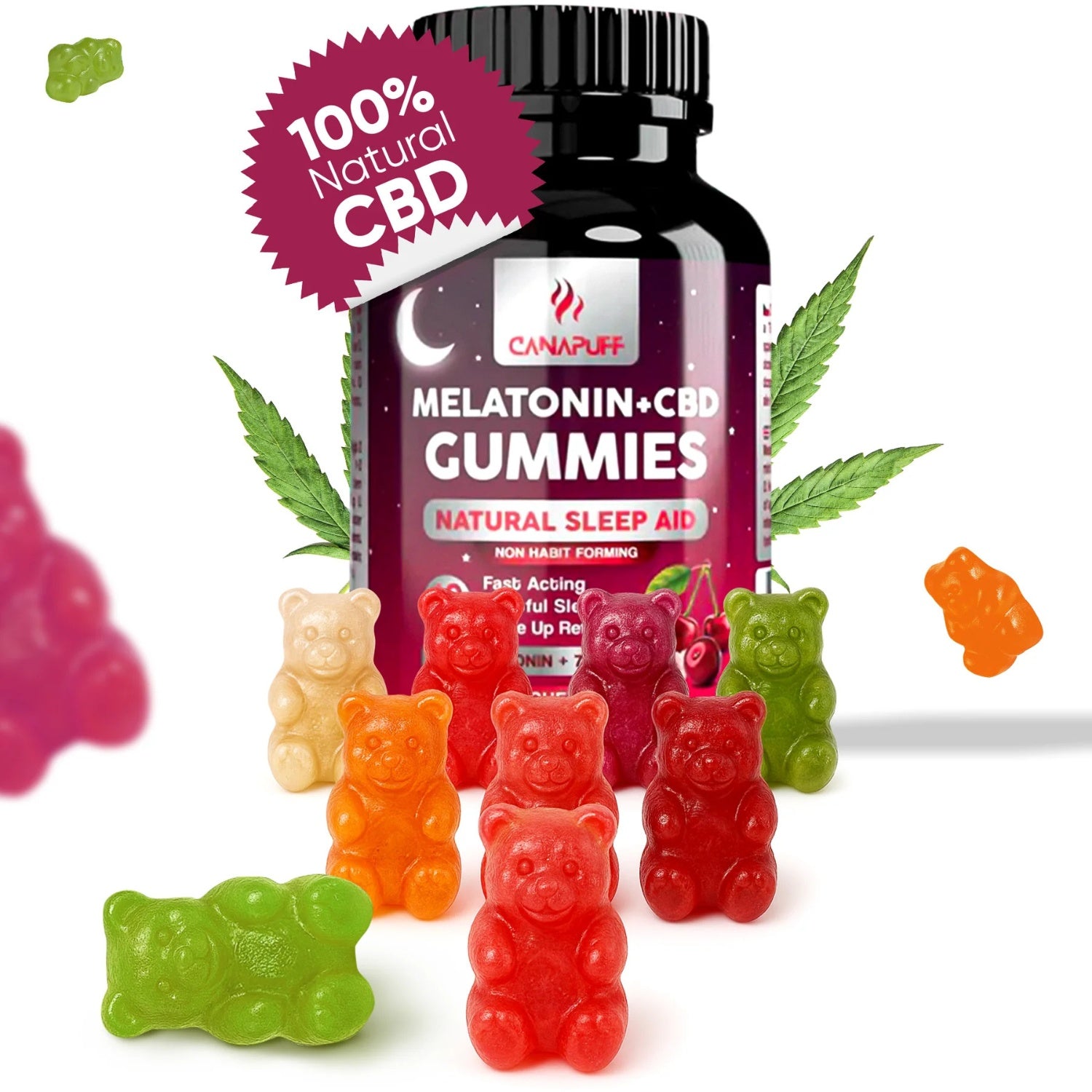 Melatonin+CBD Gumicukor (10 db)