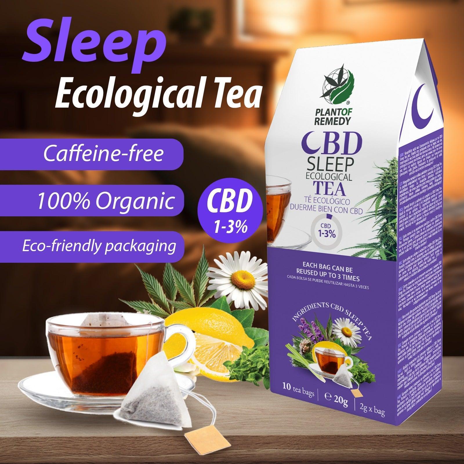 Organikus Sleep Tea CBD-vel