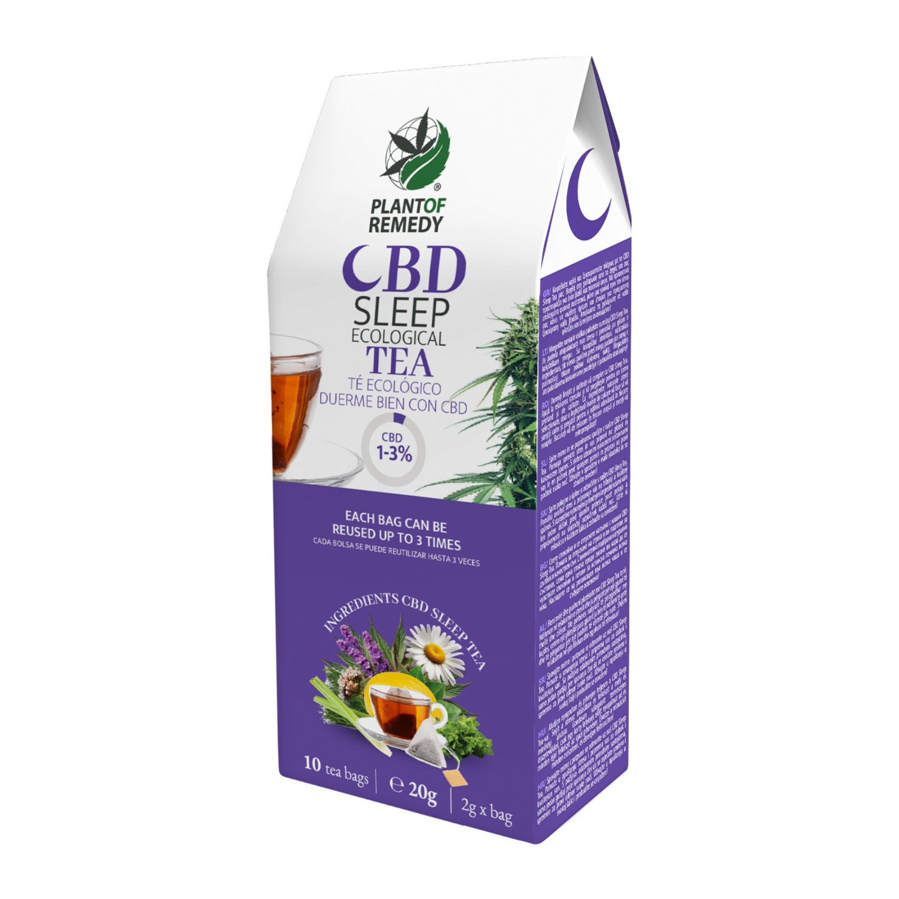 Organikus Sleep Tea CBD-vel