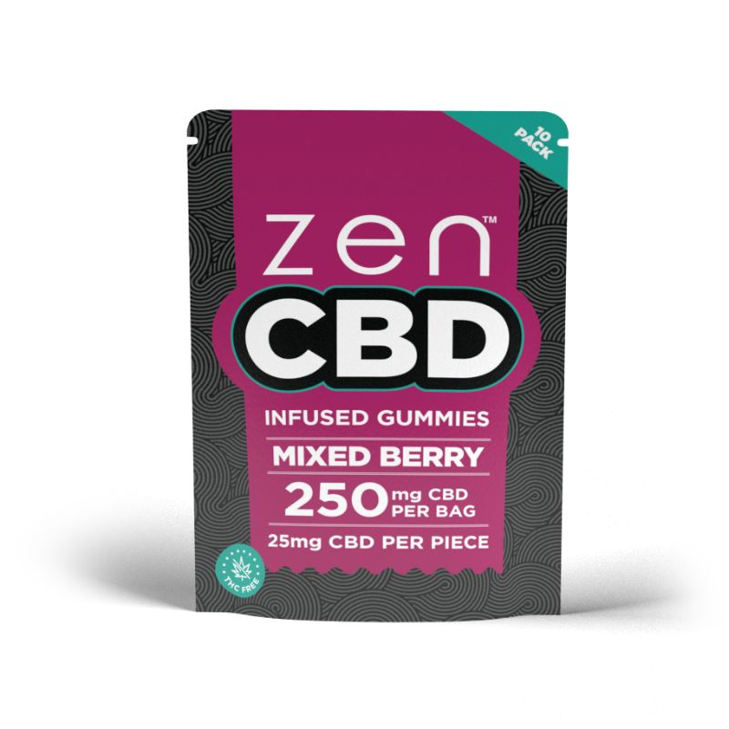 ZEN CBD Gumicukor 25 mg CBD-vel (10 db)