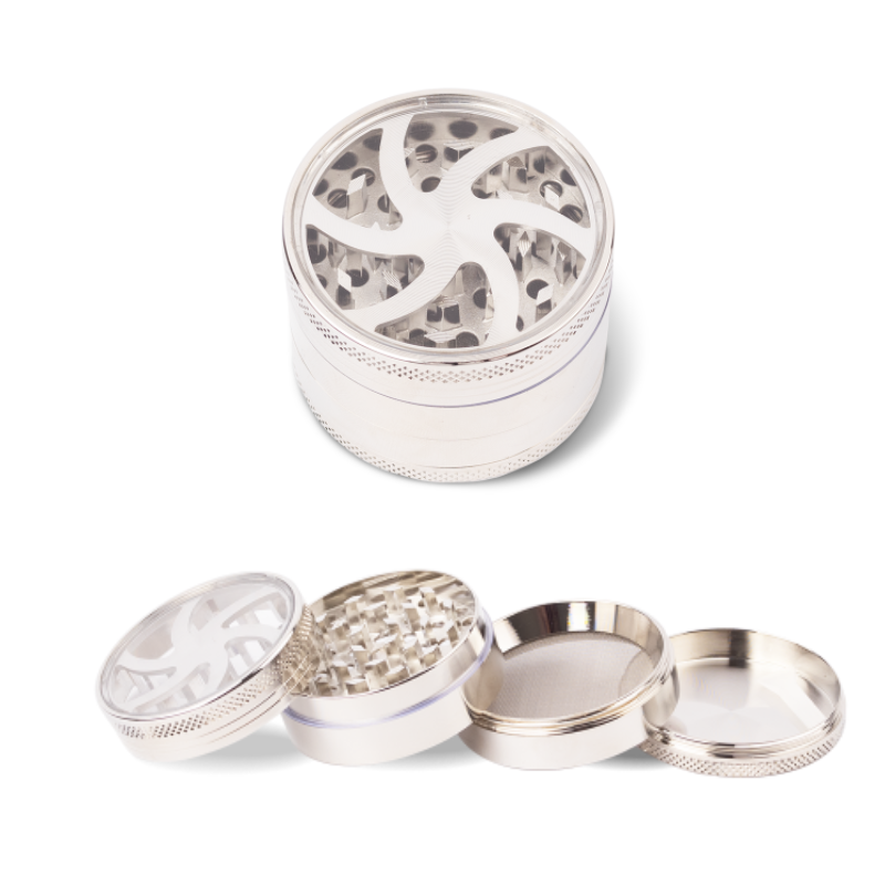 4-piece Metal grinder for herbs